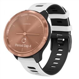 Twin Sport Armbånd Garmin Vivomove 3S - Hvid/sort