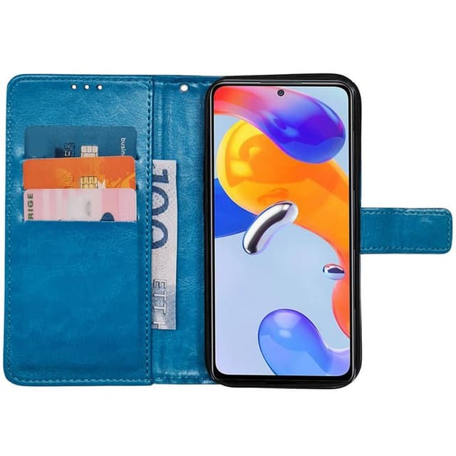 Wallet cover 3-kort Xiaomi Redmi Note 11 Pro 5G - Lyseblå