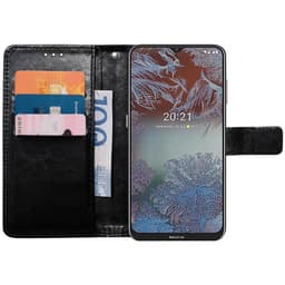Lompakkokotelo 3-kortti Nokia G10 - Musta