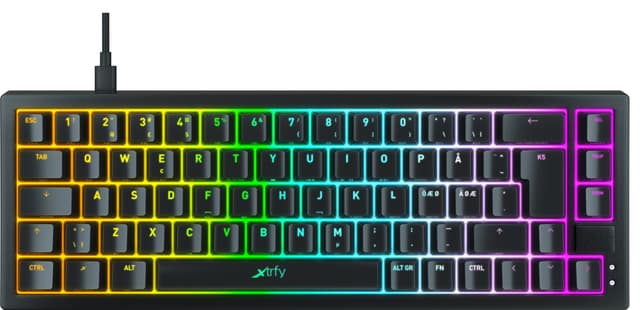 Xtrfy K5 RGB Compact gamingtastatur (sort)
