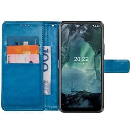 Lompakkokotelo 3-kortti Nokia G21 - Vaaleansininen