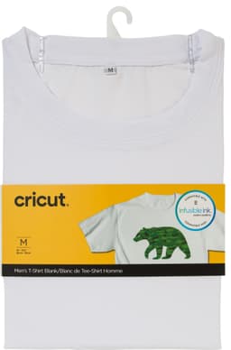 Cricut vit herr-T-shirt för Infusible Ink (M)