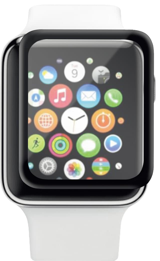 Panzer Apple Watch 7 45mm fleksibel skjermbeskytter i glass