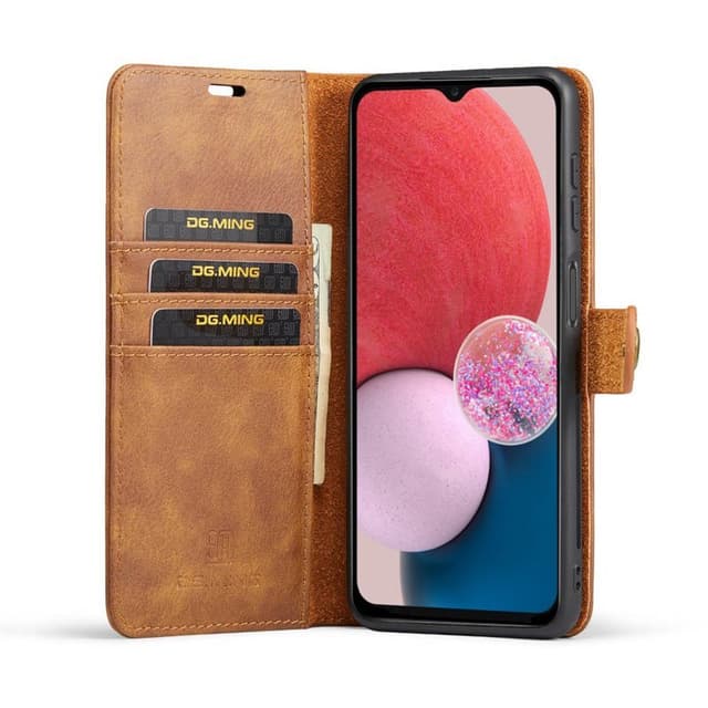 Wallet DG-Ming 2i1 Samsung Galaxy A13 4G - Brun