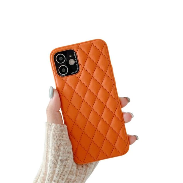 Rhombus cover Apple iPhone 12 - Orange