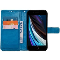 Mobil lommebok 3-kort Apple iPhone SE 2022 - Lyseblå