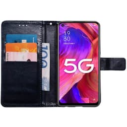 Mobilplånbok 3-kort Oppo A54 5G - Mörkblå