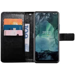 Wallet cover 3-kort Nokia G11 - Sort