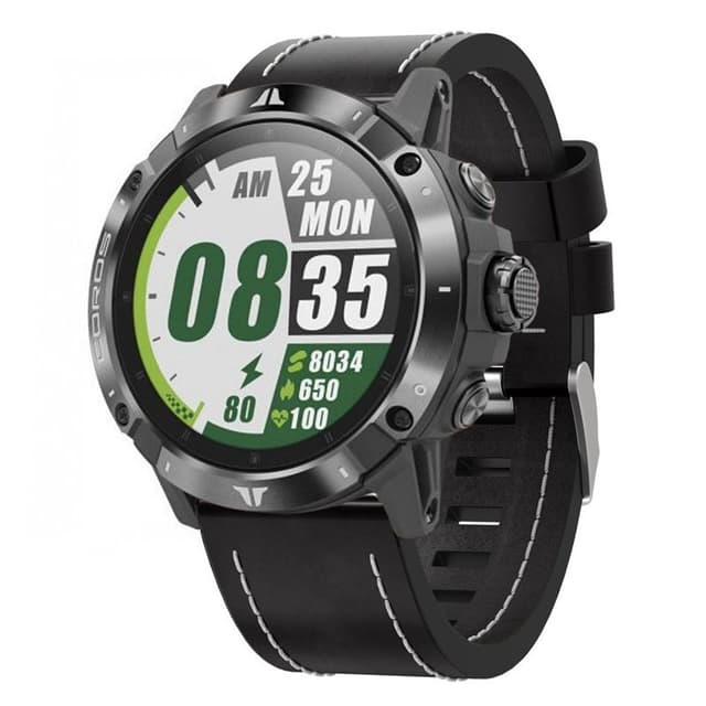 Läder Armband Coros Vertix 2 - Svart