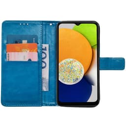 Lompakkokotelo 3-kortti Samsung Galaxy A03s - Vaaleansininen