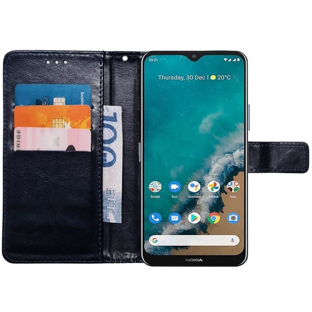 Wallet cover 3-kort Nokia G50 - Mørkeblå