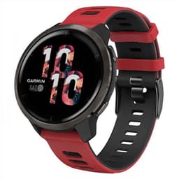 Twin Sport Armband Garmin Venu 2 - Röd/svart