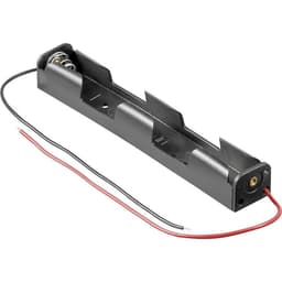 Goobay 11983 Batterihållare 2x AA (R6) Kabel (L x B x