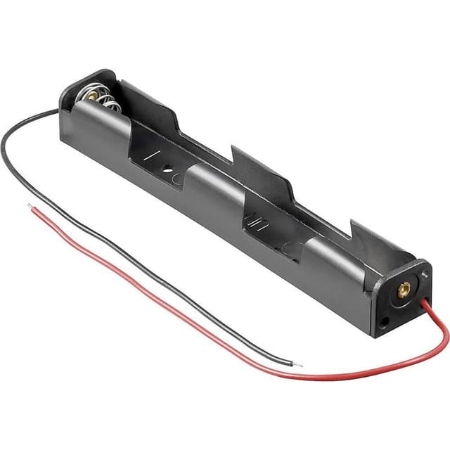 Goobay 11983 Batteriholder 2 R6 (AA) Kabel (L x B x H)