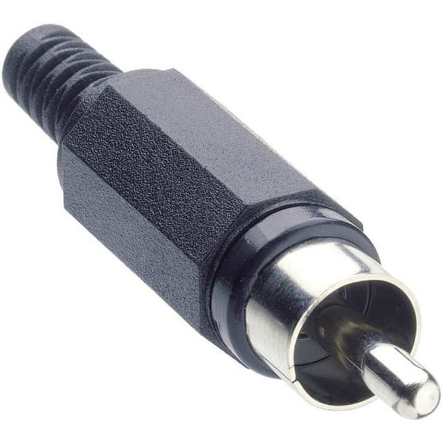 Lumberg XSTO 1-BK XSTO 1 RCA-kontakter Kontakt hane rak