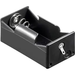 Goobay 12457 Batterihållare 1x D (R20) Lödanslutning (L