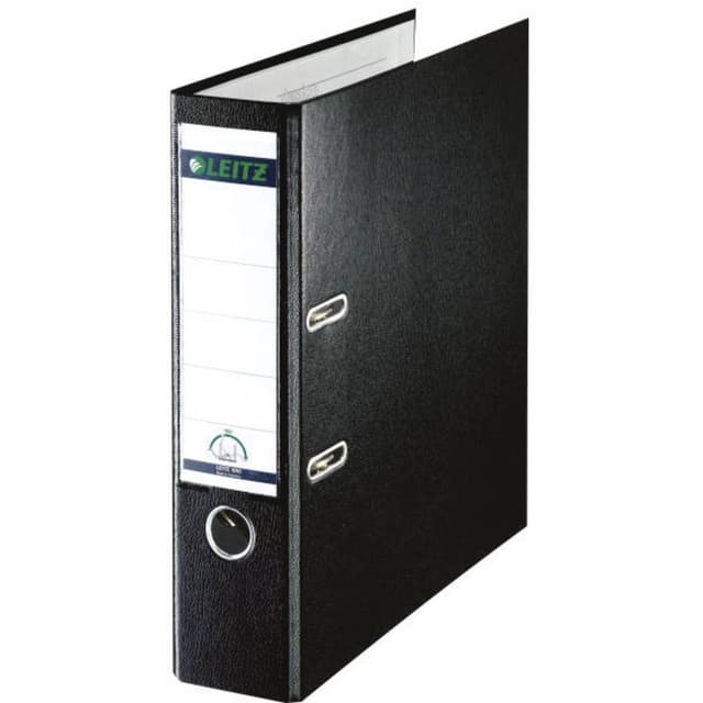 Leitz Mappe 1010 A4 Rygbredde: 80 mm Sort 2 bøjler