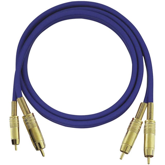Phono Audio Tilslutningskabel [2x Cinch-stik - 2x