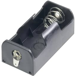 Goobay 12473 Batterihållare 1x R14 Lödanslutning (L x B