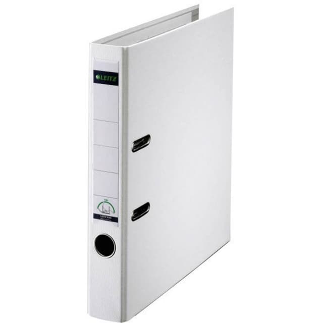 Leitz Mappe 1015 A4 Rygbredde: 52 mm Hvid 2 bøjler