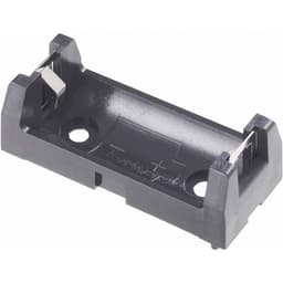 Keystone 1029 Batteriholder 1 2/3 AA Gennemstikningsmontage THT (L x B x H) 43 x 18 x 15 mm