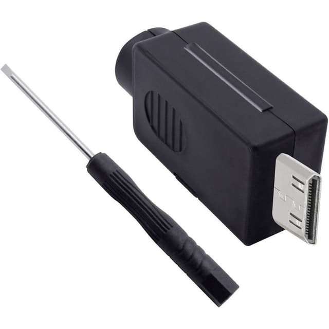 Quadrios 2001C218 HDMI-kontakt Kontakt hane rak Antal
