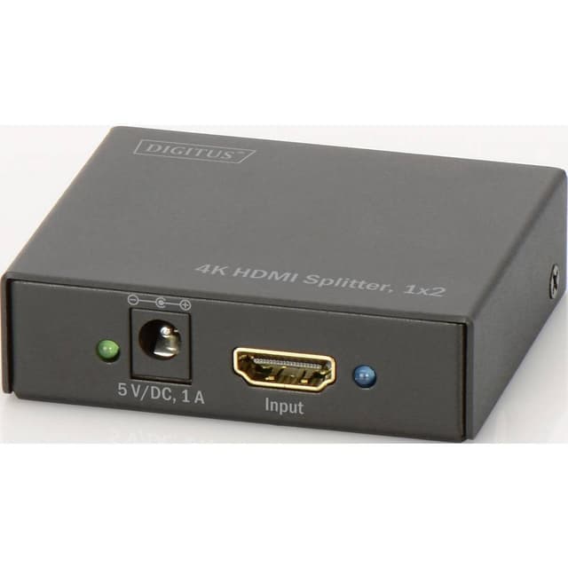 Digitus DS-46304 2 Port HDMI-Splitter 3D-rendering