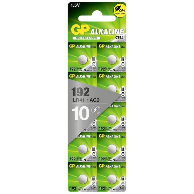 GP Batteries GP192ASTD533C10 Knapcellebatteri 10 stk