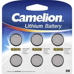 Camelion Knappcells-set Vardera 2x CR2016, CR2025,