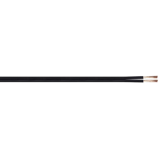 Kash 70I111 Flätad kabel LiY-Z 2 x 1.50 mm² Svart 20 m