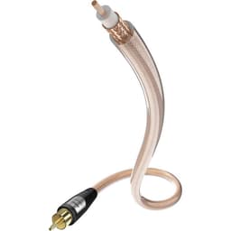 Inakustik RCA Audio Anslutningskabel [1x RCA-hane - 1x