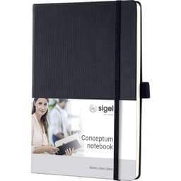 Sigel anteckningsbok Conceptum/CO120 A5 h svart 80 g