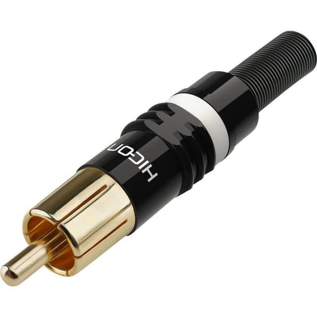 Hicon HI-CM03-NTL RCA-kontakter Kontakt hane rak Antal