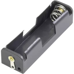 Goobay 12458 Batterihållare 1x AA (R6) Lödanslutning (L