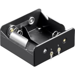 Goobay 11033 Batterihållare 2x D (R20) Lödanslutning (L