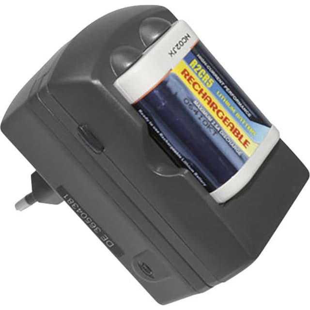Connect 3000 2CR5 Lader Oplader til runde celler Li-Ion