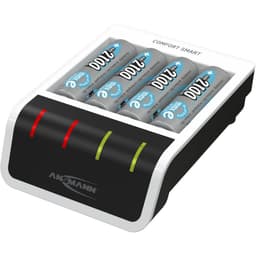 Ansmann 1001-0092-01 Oplader til runde celler 1 stk