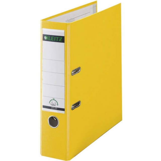 Leitz Mappe 1010 A4 Rygbredde: 80 mm Gul 2 bøjler