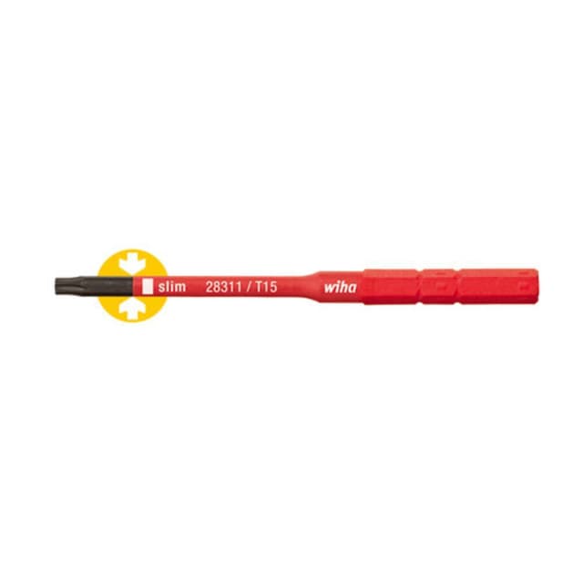 VDE Inner-TORX Utbytbar blad Wiha SlimBit electric T 25