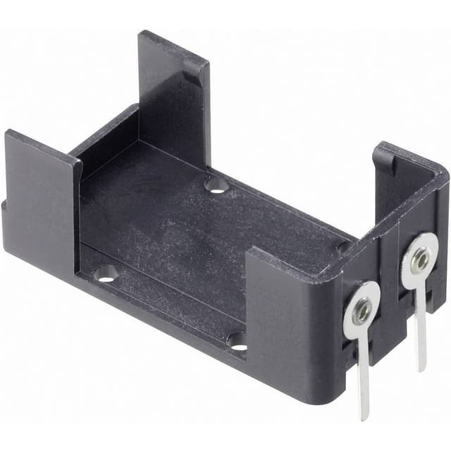 Keystone 1294 Batteriholder 1 9 V blok Gennemstikningsmontage THT (L x B x H) 54 x 29 x 20 mm