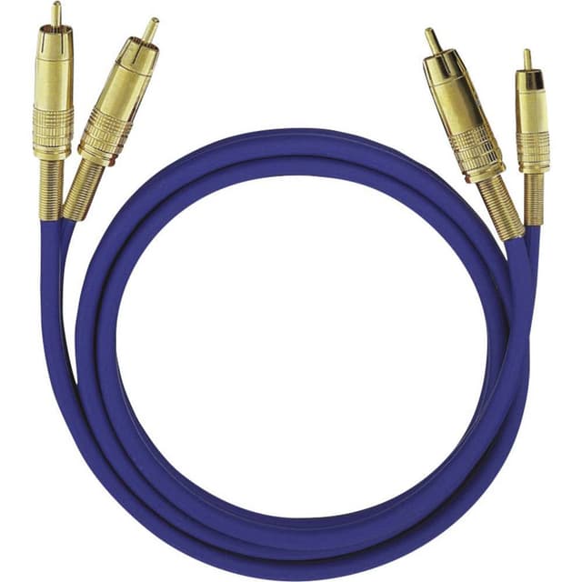 Phono Audio Tilslutningskabel [2x Cinch-stik - 2x