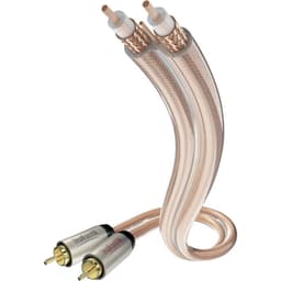 Inakustik RCA Audio Anslutningskabel [2x RCA-hane - 2x