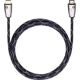 HDMI Tilslutningskabel [1x HDMI-stik - 1x HDMI-stik] 1.50 m Sort Oehlbach EASY CONNECT STEEL