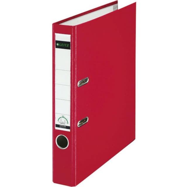 Leitz Mappe 1015 A4 Rygbredde: 52 mm Rød 2 bøjler