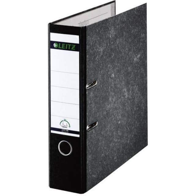 Leitz Mappe 1080 A4 Rygbredde: 80 mm Sort Skymarmor 2