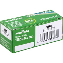 Murata SR721SW-PBWW Knappcell 362 Silveroxid 25 mAh