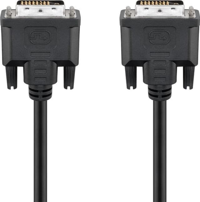 Goobay DVI-D Full HD-kabel Dual Link, nikkel