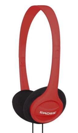 Koss hörlurar KPH7r Pannband/On-Ear, 3,5 mm (1/8 tum), röd,