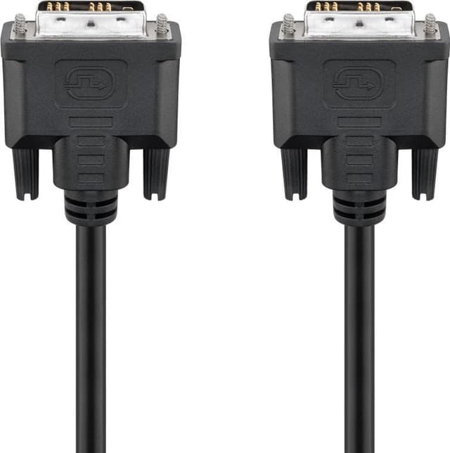 Goobay DVI-D Full HD-kabel Single Link, nikkelbelagt