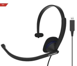 Koss-hovedtelefoner CS195 USB-hovedbånd/on-ear, USB, mikrofon, sort,